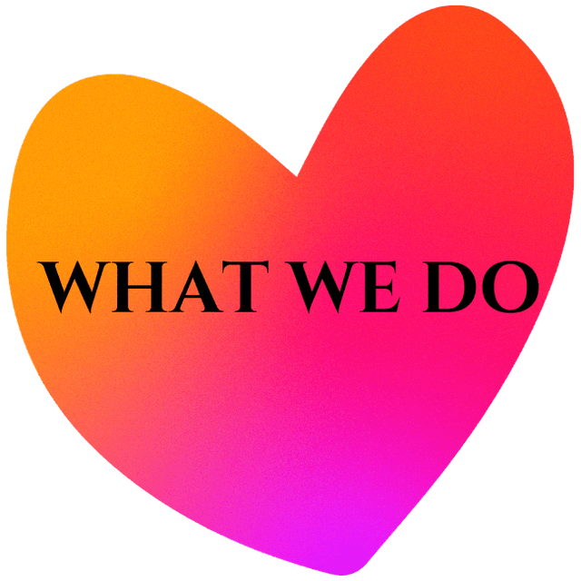 Heart symbolizing what we do